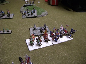 Skirmishing Light Cavalry vs Heavy Knights. Hmm.