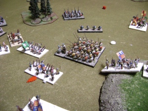 The Phalanx crashes into the English line