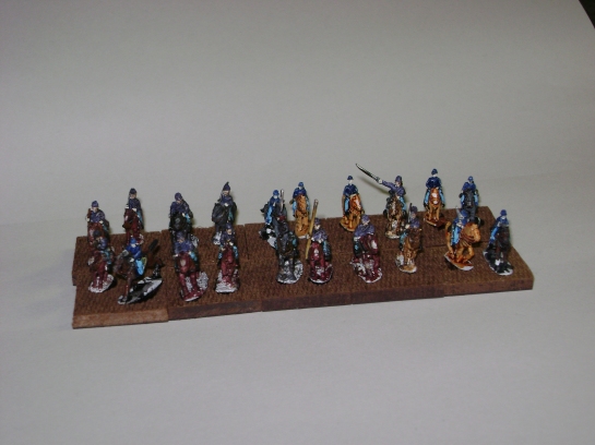 First unit of cavalry (10 bases)